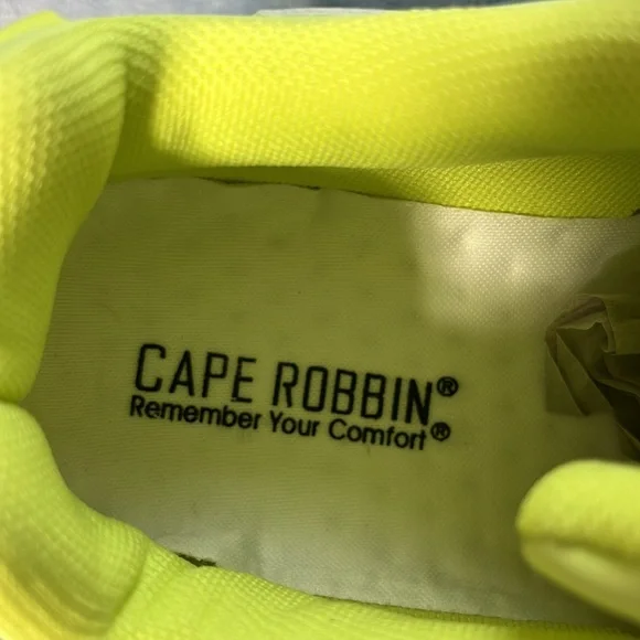 Cape Robbin Bright Yellow Green Sneakers - Picture 2 of 10